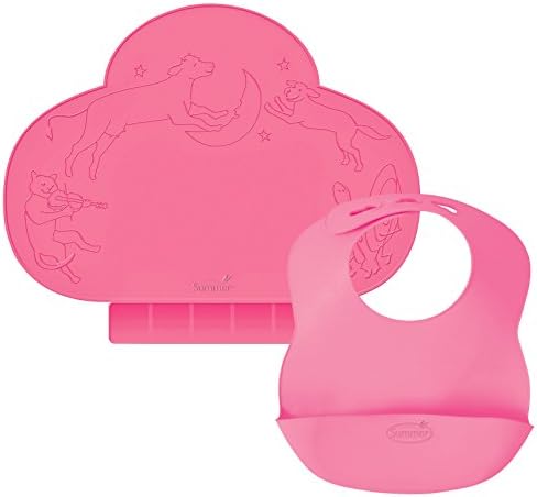 Kiddopotamus Tiny Diner & Bibbity Gift Set - Pink