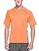 baleaf Men's Short Sleeve Sun Protection Rashguard Swim Shirt UPF 50+ Fluorescent Orange XL