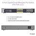 Netgear ProSAFE Plus Gigabit Switch with PoE (JGS516PE-100NAS)