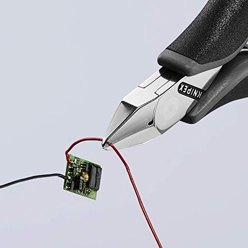 Knipex Elektronik-Seitenschneider ESD mit Mehrkomponenten-Hüllen 115 mm 77 42 115 ESD – Bild 5