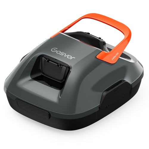 Gosvor Cordless Robotic Pool Cleaner, 90 Min Runtime Pool Vacuum, Self-Parking, 7.5 lbs Lightweight, Ideal for Above Ground Pools up to 860 sq.ft