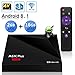 Sidiwen Android 8.1 TV Box A5X Plus Mini Smart Media Player 2GB RAM 16GB ROM Rockchip RK3328 Quad Core Support 3D 4K Ultra HD H.265 HEVC WIFI 2.4G Ethernet 100M LAN USB 3.0 Internet Set Top Box