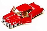 1953 Cadillac Series 62, Red - Kinsmart 5339D - 1/43 scale Diecast Model Toy Car (Brand New, but NO BOX)