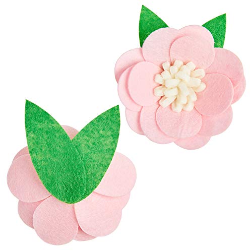 Beinou Felt Flowers for Letter Boards 9 Pack Message Board Decor Flowers with Flags Set DIY Accessories for Party Wedding Home