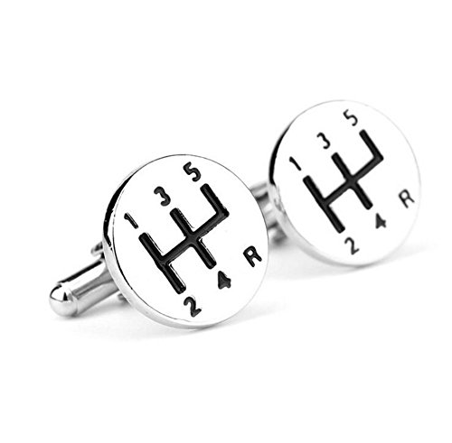 Hosaire Cufflinks Men's Car transmission Sign Cuff Link Delicate Cuff-link for Wedding Business