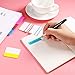 EXCELFU 400 Pieces 2 inch Index Tabs Flag Dispensers Sticky Page Markers Colored Tape for Binders, Books, Notebooks and File Folders