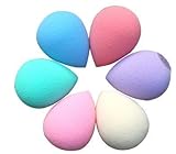 Hot Sale Beauty Facial Makeup Blender Foundation Puff Sponges Colors by Random (6pc Tear Drop Shape) by WAWO