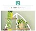 Tall Plant Stands Indoor with Creative Shape, Large Functional Iron Flower Stand for Displaying Plant/Books/Bonsai, Metal Display Shelf for Dining Room, Living Room, Office, Dorm Room (Leaf, Black)thumb 2