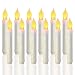Trandpter 12PCS Flameless LED Taper Candle Lights, Battery Operated Harry Potter Floating Candles for Party, Classroom, Wedding, Christmas Decorations
