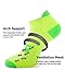Blister Resist Light Running Socks low cut (L, 3-Pack Yellow/Orange/Pink)