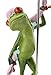 We pay your sales tax Novelty Funny Frog Figurine Relaxing Statue for Home Decor (Taking a Shower)