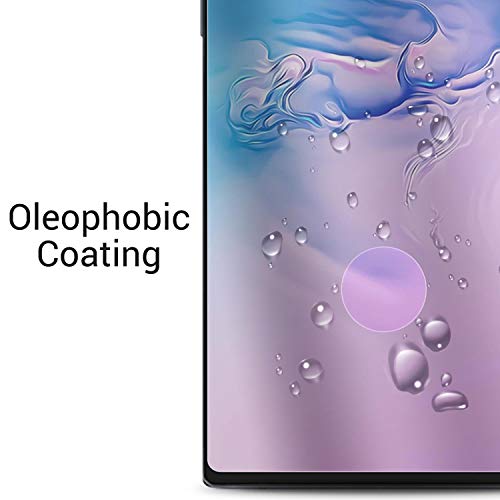 CoverON Full Coverage 9H InvisiGuard 2.0 Series for Samsung Galaxy Note 10 Plus/Note 10 Plus 5G (2019) Tempered Glass Screen Protector