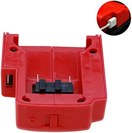 Frazazy USB Charger Adapter Power Source Converter with USB Port for Milwaukee M18