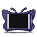 Ipad 2 3 4 Case,ER CHEN Kids Light Weight Cute Butterfly Design Shock Proof EVA Foam Series Case for Ipad 2/3/4(Purple)