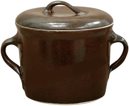 DECORATIVE EARTHENWARE CLAY POT POTS STEINGUTTOPF TONFAß SCHMALZTOPF GC2P 1,8L NEW