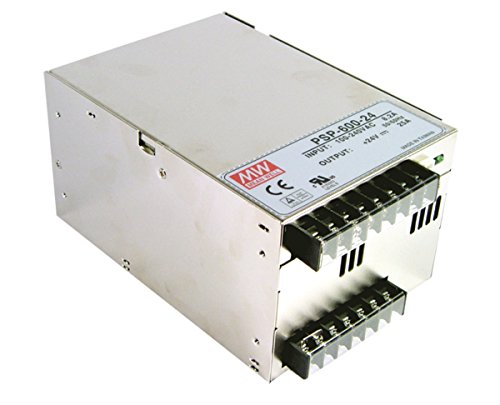 MW Mean Well PSP-600-24 24V 25A 600W with PFC and Parallel Function Power Supply