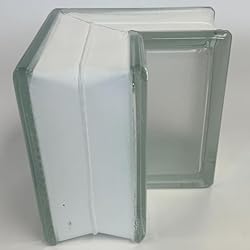 Seves Glass Block 6x6x3 Arctic Sharp Corner 90