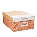 Darice 30032639 Decorative Photo Storage Box, Fern, Coral