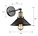 CLAXY Industrial Hardwired & Plug-in Wall Sconce Light (1-Pack)