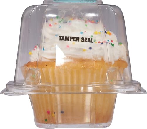 Kimberley's Bakeshoppe Vanilla Filled Gourmet Jumbo Cupcake - Frozen, Peanut-Free, Rainbow Sprinkles Delight