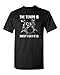 Thread Science Drum Drummer Tempo Musician Music Band Percussion Drumset Tee Funny Humor Pun Graphic Adult Mens T-Shirt (X-Large) Black
