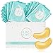 (16 Pairs) 24K Gold Under Eye Mask: Hydrating Collagen Undereye Gel Patches - Anti Wrinkle Moisturizing Eye Pads - Brightening Skin Care Treatment for Puffy Eyes, Dark Circles, Wrinkles, Eye Bags