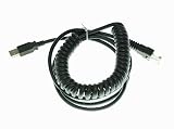 Arkscan USB cable for Motorola Symbol barcode scanner CBA-U12-C09ZAR (3M / 9FT Coiled)