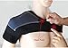 Ueasy Light Weight Adjustable Gym Sports Single Shoulder Brace Support Strap Wrap Belt Band Pad for Men and Women (Right Shoulder Support) (Right Shoulder Advanced)