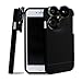4 in 1 iPhone 6 /iphone 6s Lens Case Camera Lens Kit Fish Eye Lens / Macro Lens / Wide Angle Lens / Telephoto Lens Black(4.7 inch)