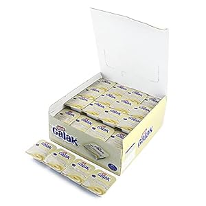 80 stuks schalen à 15 g crème voor het aanbrengen met witte chocoladegalak zonder palmolie, ideaal voor de eerste…