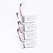 YouCute 4pcs 3.7v 250mah Official Battery and 1to6 Charger for syma X11 X11C Rc Quadcopter Drone Spare Parts