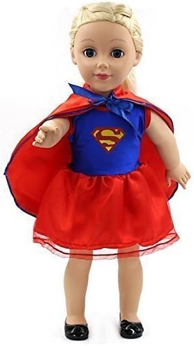 Doll clothes Superman Dress Clothes For 18 Inch American Girl Dolls