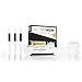 Active Wow 24k White Charcoal Teeth Whitening Kit - LED Teeth Whitening Kit with LED Light, Fluoride Free, Mint Flavor, 30 Treatments