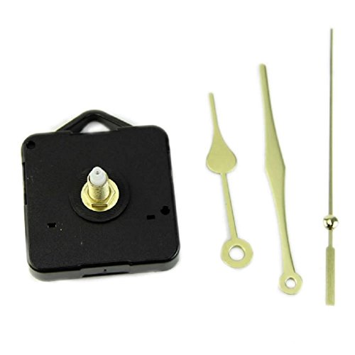 Yeahii New DIY Quartz Clock Movement Mechanism Long Spindle Gold Hand Kit Hot