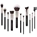 Docolor Makeup Brushes 11Pieces SE Series Makeup Brushes Set Professional Face Powder Foundation Blending Contour Highlight Eye Shadow Make Up Brushes Kit (Black/Golden)…