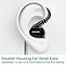ROVKING Over Ear in Ear Noise Isolating Sweatproof Sport Headphones Earbuds Earphones with Mic Earhook Wired Stereo Workout Earpods for Running Jogging Gym Compatible with iPhone iPod Samsung Blackthumb 1