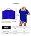 Women's Chiffon Pom Pom Kaftan Swimwear Bathing Suit Beach Cover up Free Size Royal Blue