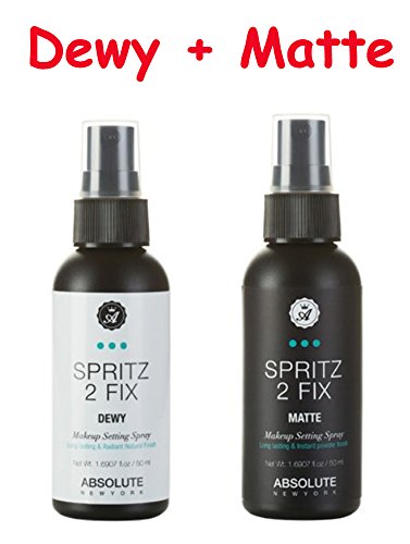 Absolute New York Spritz 2 Fix Dewy & Matte Combo with Eyebrow Razor