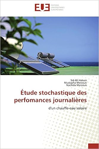 Amazoncom étude Stochastique Des Perfomances Journalières
