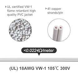 Erlandens SPT-1 Wire 50FT Electrical Wire 18-Gauge