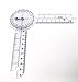 Set of 6 Piece Spinal Finger Goniometer Protractor Ruler 360 Degree 12 inch 8 inch 6 inch (A2Z)