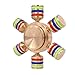 Figit Spinner Metal,Two Years, Newest Colorful Brass Hand Finger Spinner Fidget Toy Focus EDC Kids Adults Toy