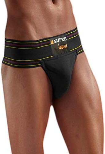 Glamio Cotton Gym/Cricket Supporter Back Cover with Cup Pocket (Large Size)