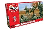 Airfix WWII German Infantry Figures 1:72 Military Soldiers Plastic Model Kit