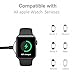 Watch Charger,Welldiea Black Braided Watch Charger Charging Cable, Magnetic Wireless Portable Charger Pad 5ft/1.5m Charging Cable Compatible with Apple Watch Series 3/2/1 All 38mm 42mm iWatch (Black)