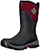MUCK Boot Womens Women's Arctic Ice Mid Work Boot, Black/Windsor Wine, 9 US