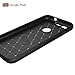 Taorey Case for Google Pixel Case, Carbon Fiber Case with Resilien Shock Absorption and Luxury Slim for Google Pixel 2016 - Black