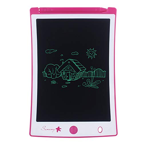 LCD Writing Tablet, Electronic Drawing Board and Doodle Board Gifts for Kids at Home and School (Pink)