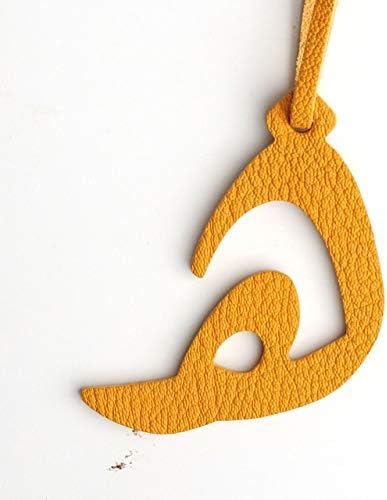 Amazon Co Jp Lhsy カスタマイズされた本物の天然皮革のキャラクター文字アラビア文字の文字キーチェーンリュックペンダントの女性の女性のバッグチャーム Color H Ginger ホーム キッチン