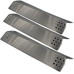 Grilling Corner 16 1/2 X 4 1/2" Stainless Steel Heat Plate (3-pack) for Kitchen Aid 720-0787D, 720-0819, Nexgrill 720-0819